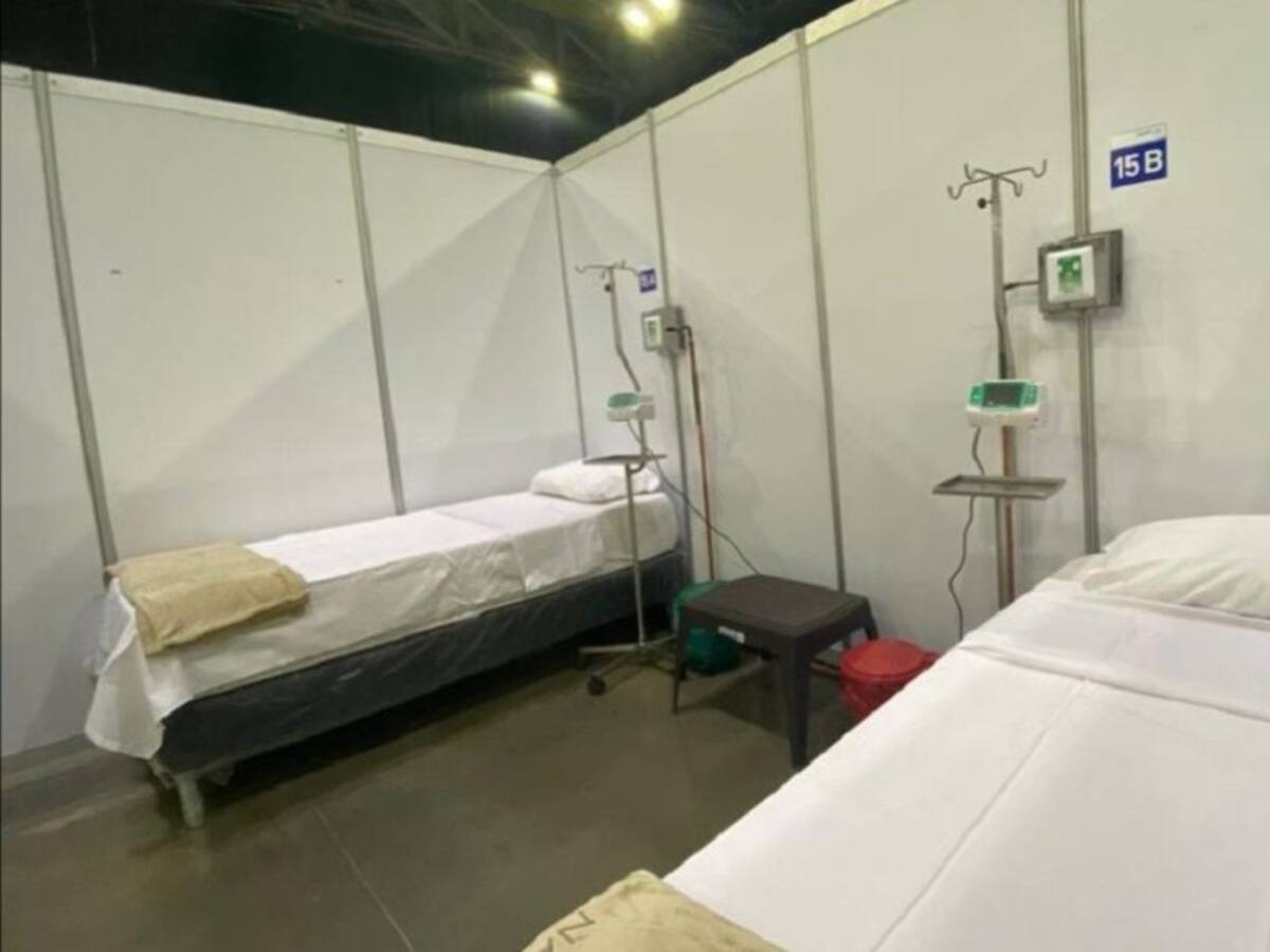 Reabren hospital de campaña Puerta de Oro en Barranquilla