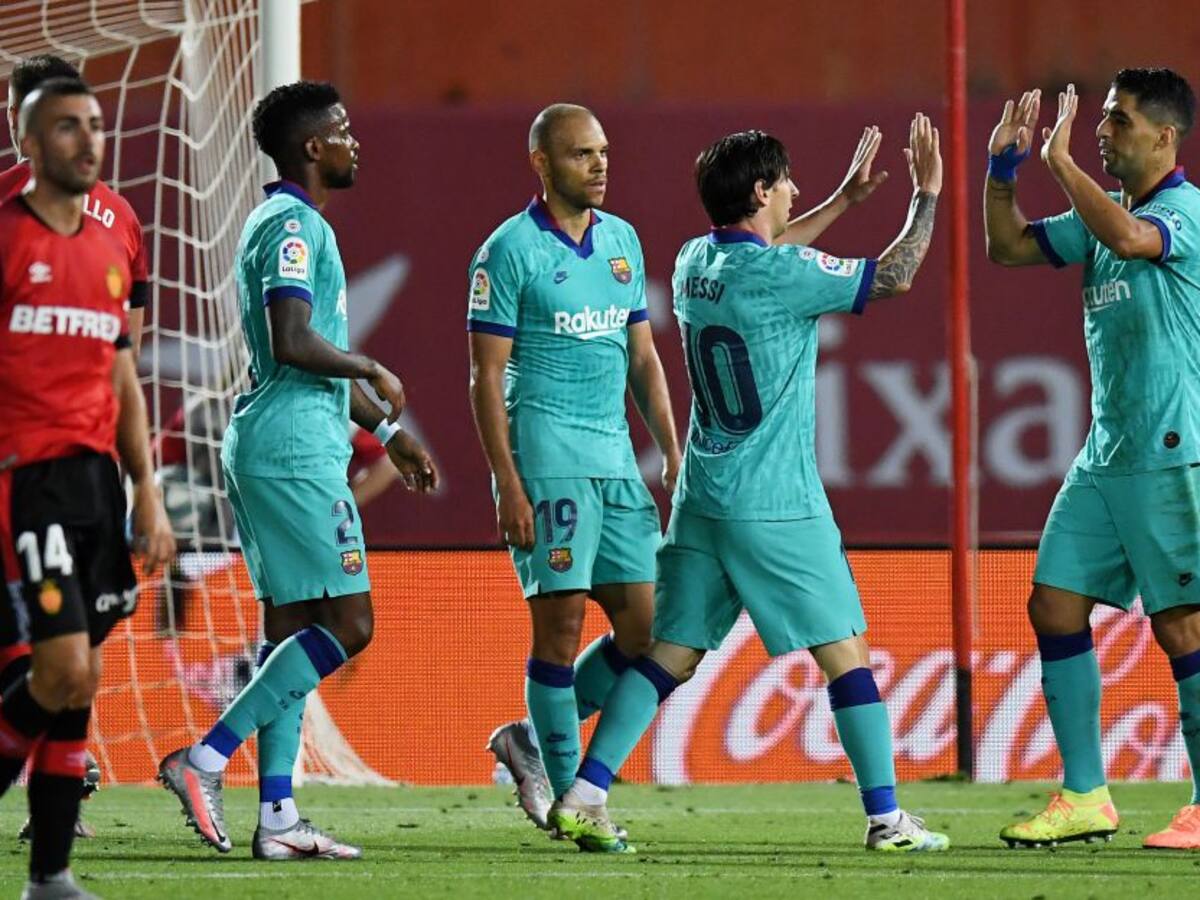 Barcelona, firme líder tras golear a Mallorca en su regreso a LaLiga
