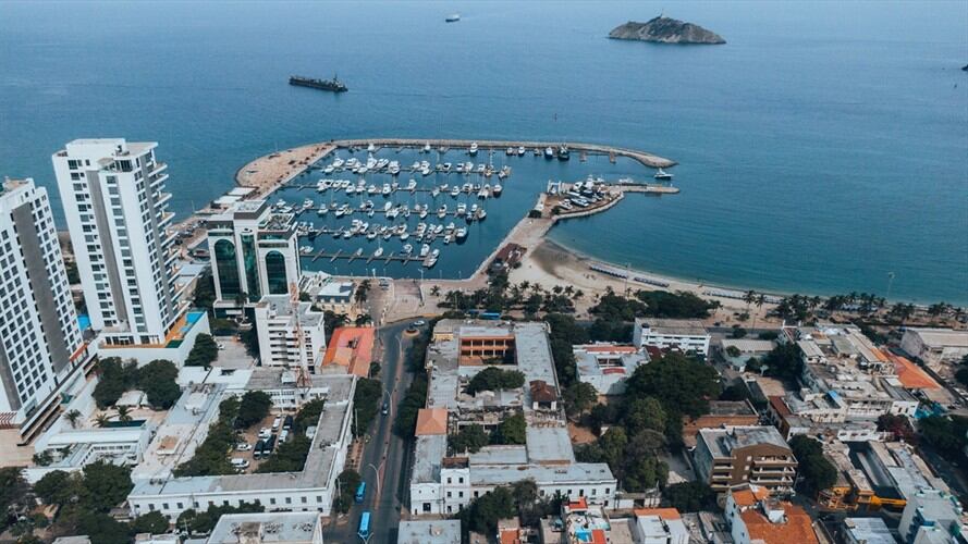 El Centro Histórico de Santa Marta, en Colombia . Foto: Getty Images