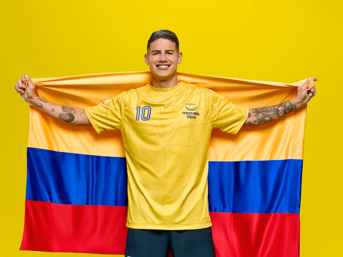 Mercado Libre anuncia a James Rodríguez como su nuevo embajador en Colombia para 2026