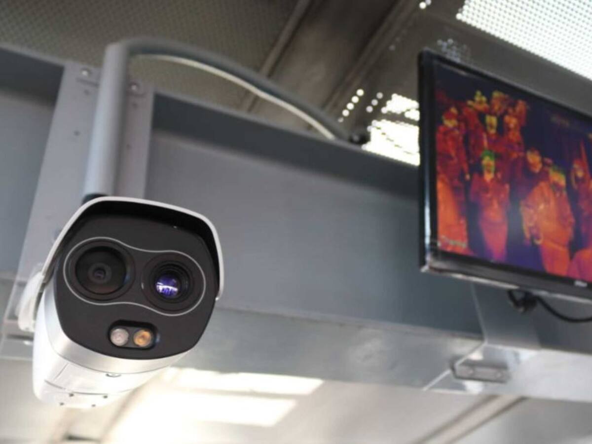 Cámara térmica en Transmilenio para detectar casos de Covid-19