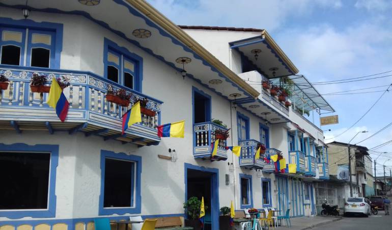 Los municipios del Quindío también están en modo mundial, balcones de Circasia