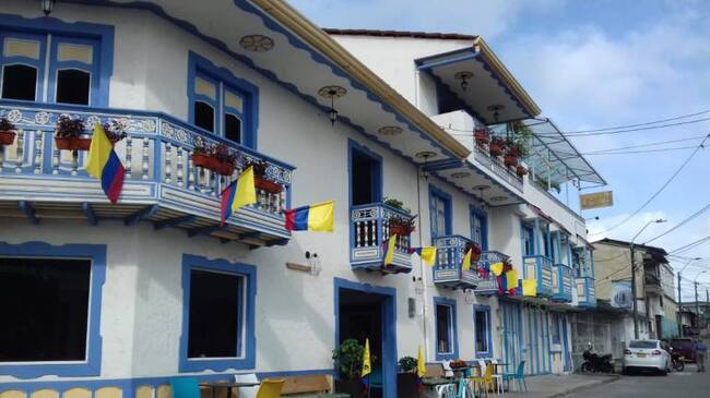 Los municipios del Quindío también están en modo mundial, balcones de Circasia