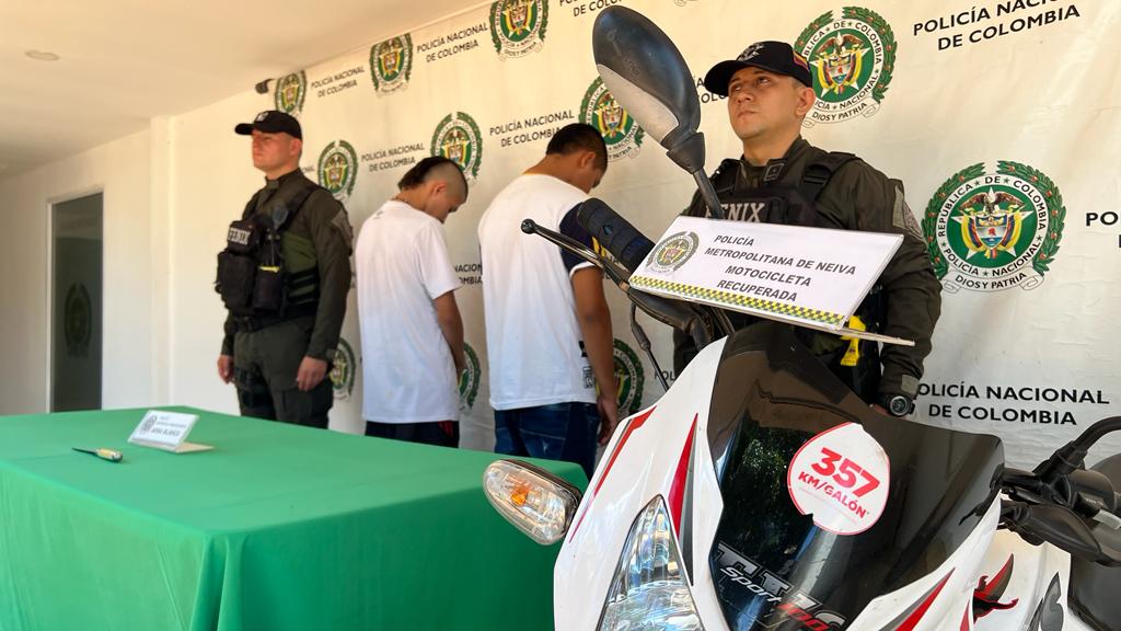 Permitió la aprehensión de dos menores de 15 años de edad.