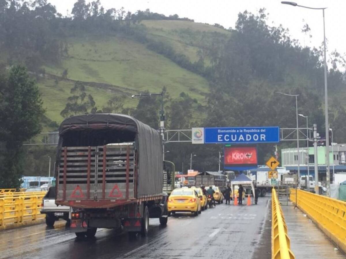 Paro en Ecuador afecta económicamente a los comerciantes en Nariño