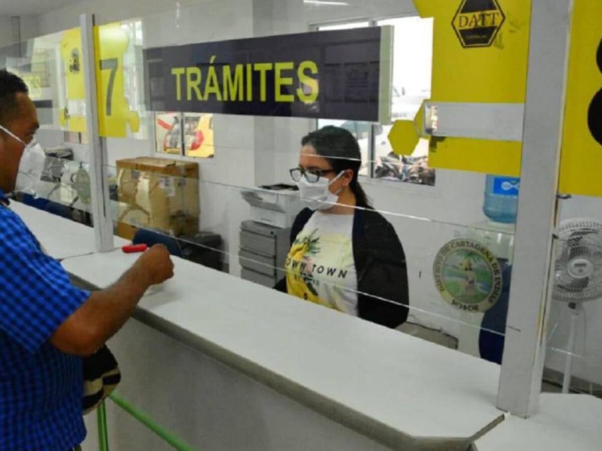 Citas de trámites de tránsito en Cartagena son por agendamiento telefónico