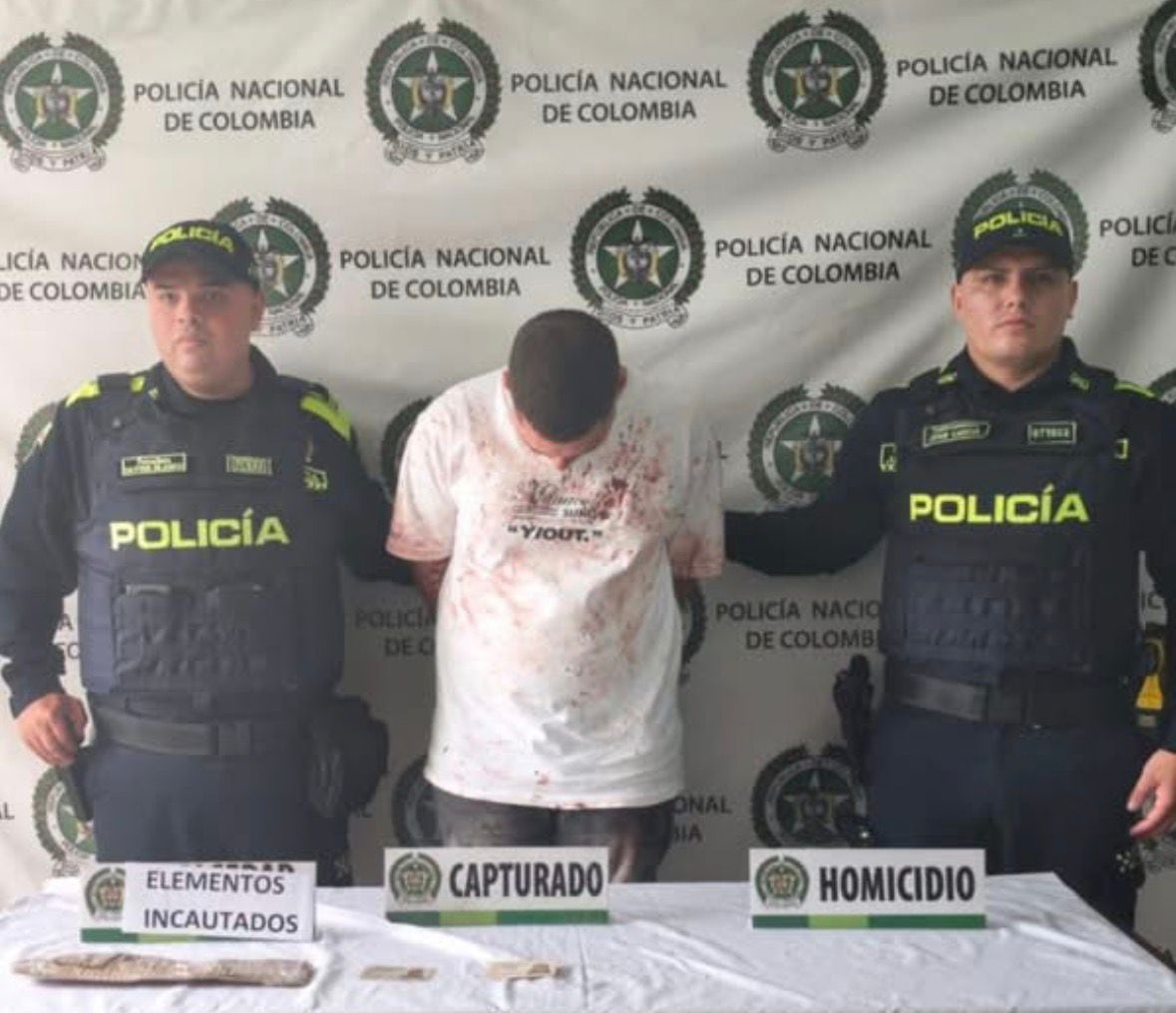 Presunto homicida de su pareja asesinada en Itagüí. Foto: Cortesía