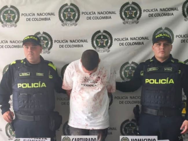 Presunto homicida de su pareja asesinada en Itagüí. Foto: Cortesía