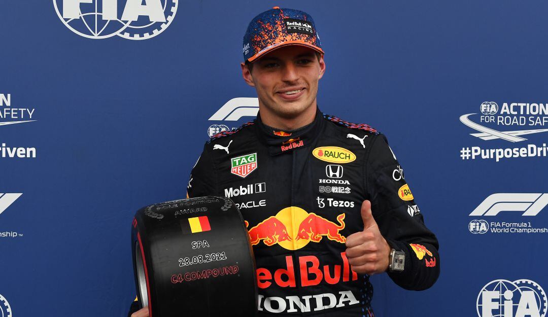 Max Verstappen, piloto neerlandés que logró la 'pole' para el GP de Bélgica