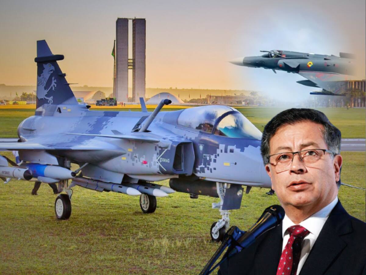 Presidente Petro confirma la firma del contrato con empresa sueca, para compra de aviones Gripen