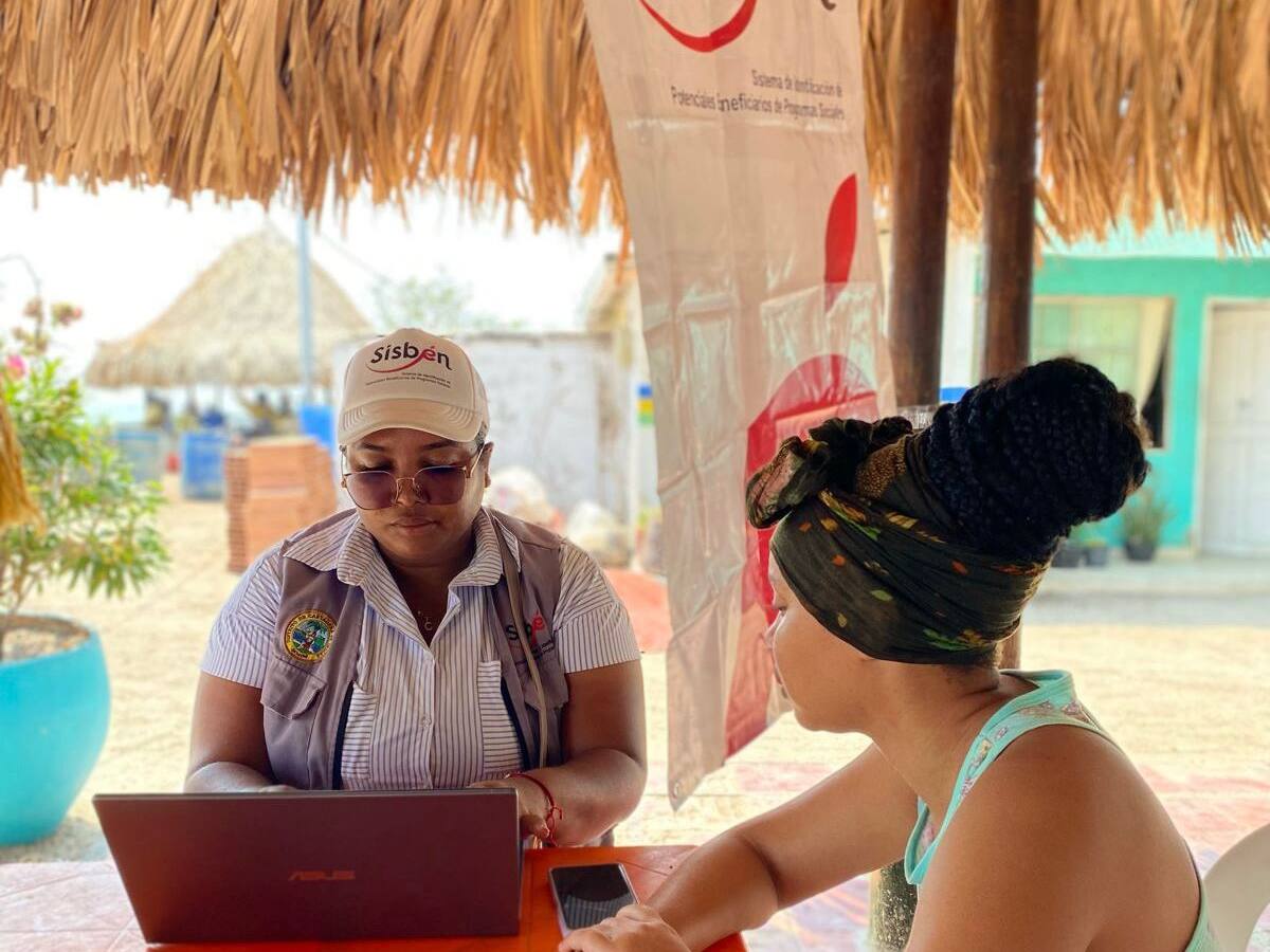 Oficina móvil de Sisbén llegó a la zona insular de Cartagena