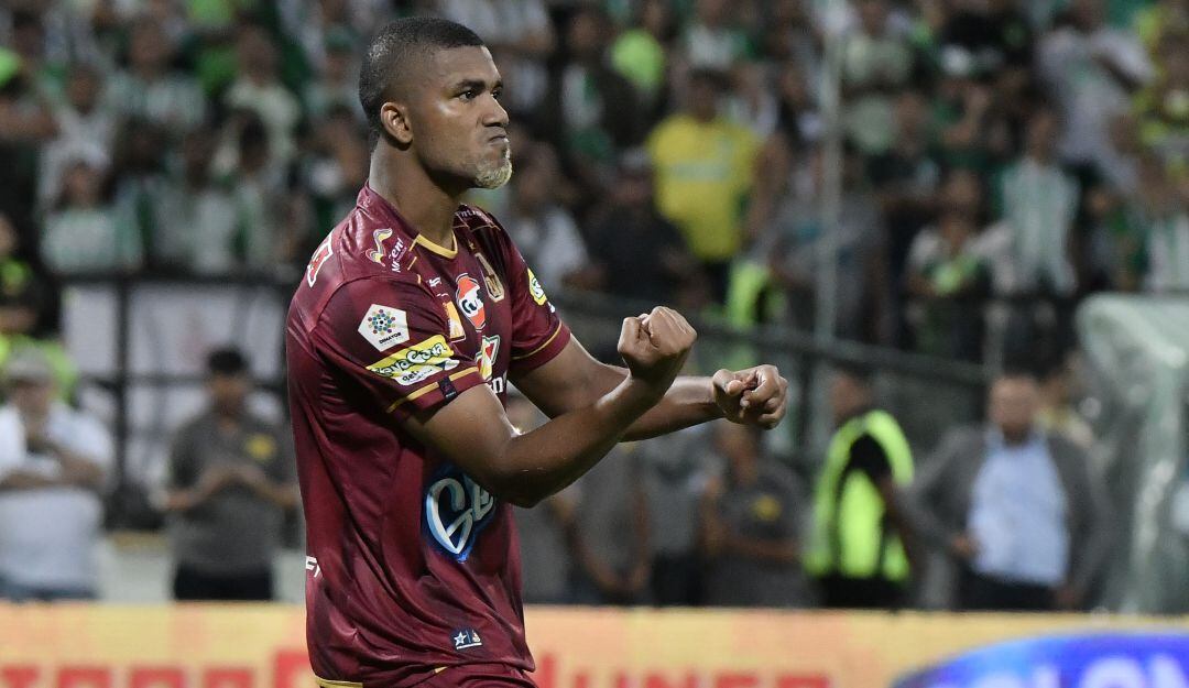 Danovis Banguero, campeón con Tolima en 2018 ante Nacional, su nuevo equipo.
