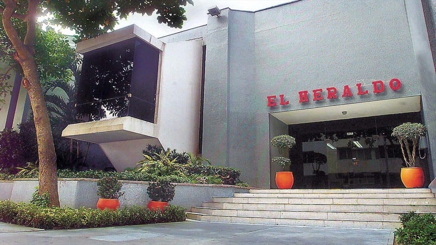 Archivo de la fachada del diario El Heraldo./ Foto: Colprensa