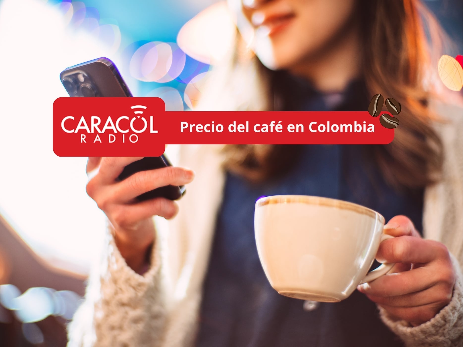 En portada: Imagen ilustrativa de una persona sosteniendo un pocillo de café mientras revisa su celular (Crédito: Getty Images)