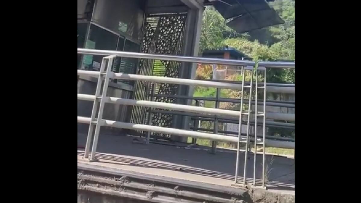 Video: así están desvalijando las estaciones de Metrolínea