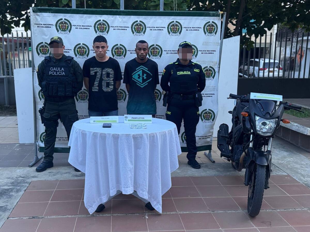 Operativos de la policía en Cartagena dejan cuatro presuntos extorsionistas capturados