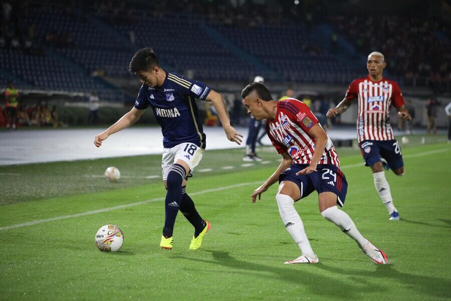 Duelo de Liga entre Millonarios y Junior / Colprensa