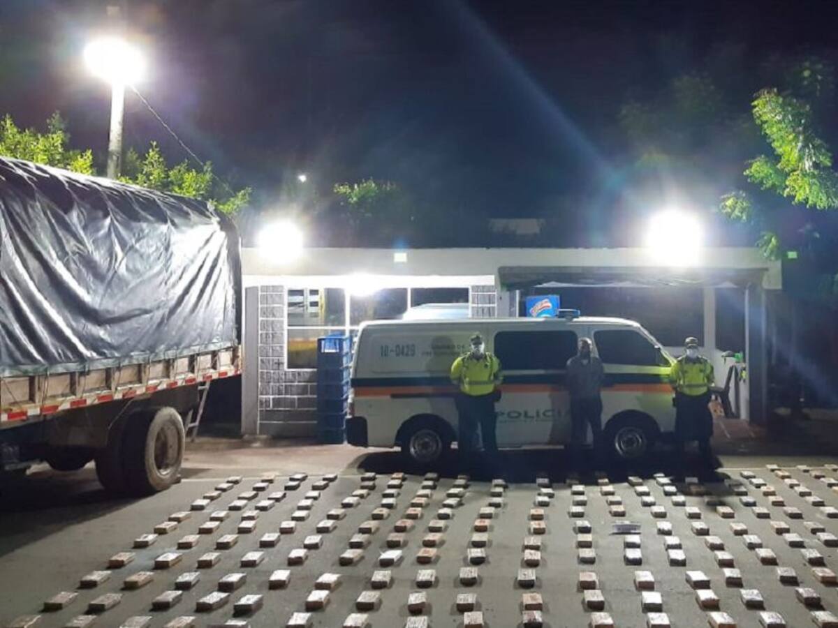 En Bolívar hallan 223 kilos de cocaína en sacos con salvado de trigo