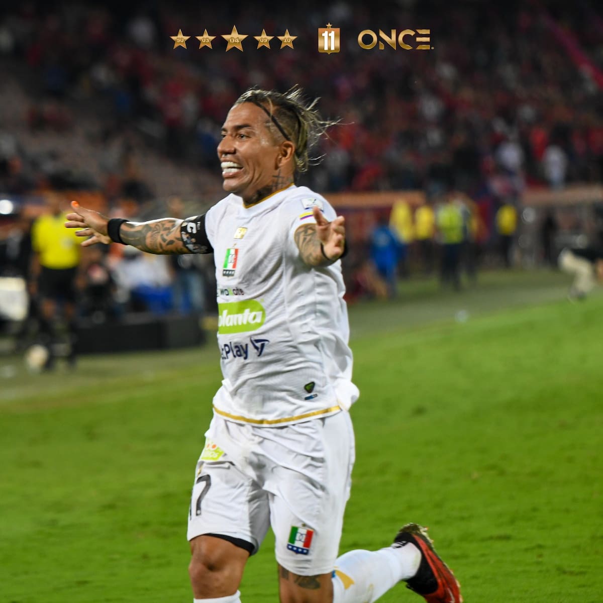 Dayro Moreno hace historia y le entrega la victoria al Once Caldas en campo del Medellín
