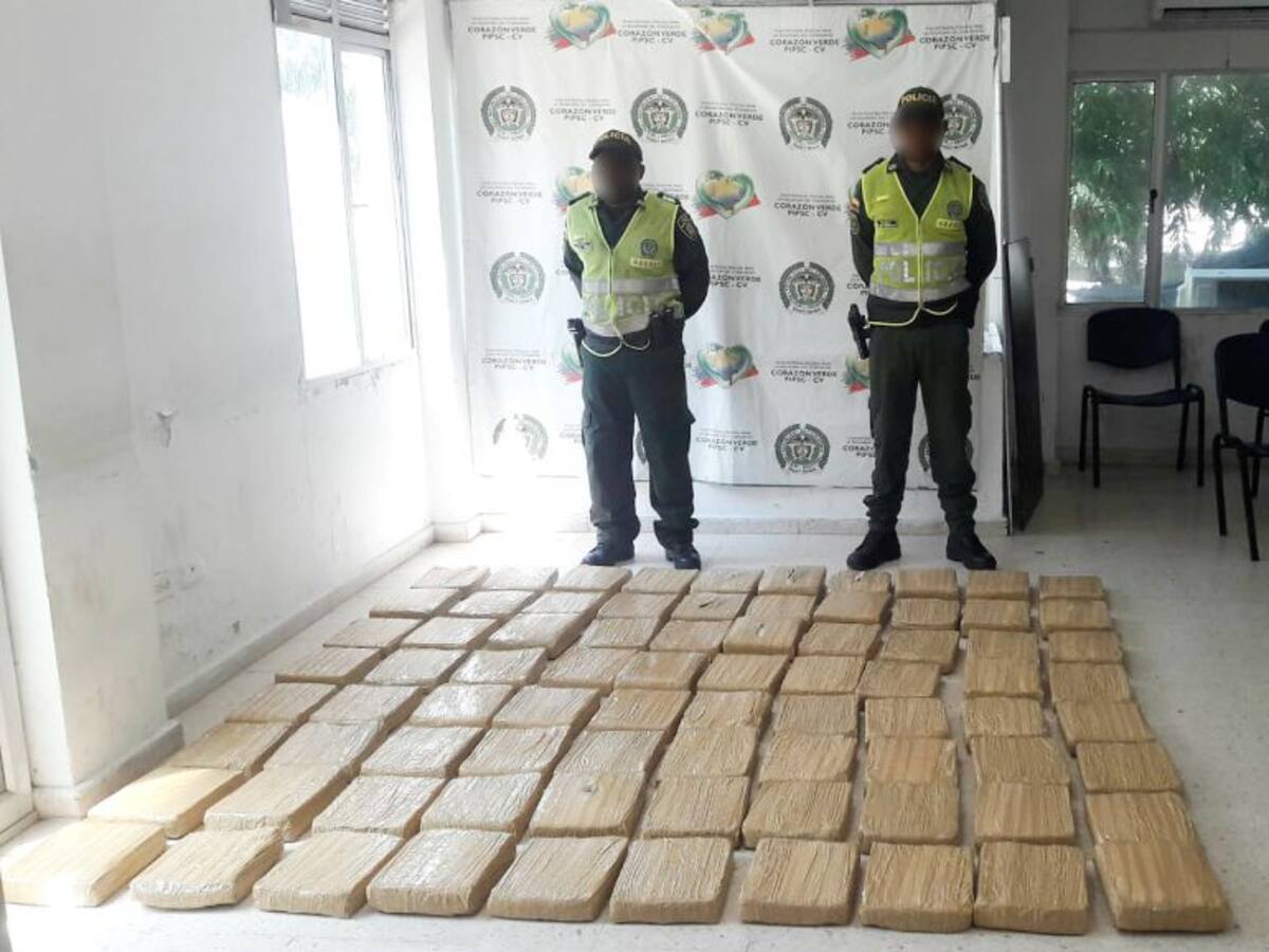 Incautan 105 kilos de marihuana ocultos en cajas de encomiendas