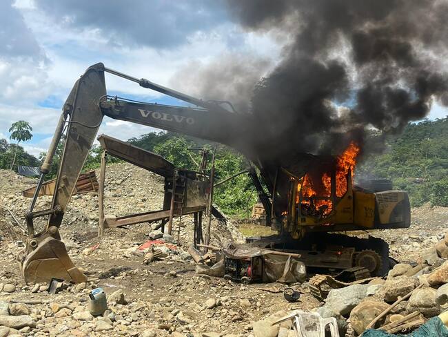 Golpe a la minería ilegal en zona rural de Buenaventura