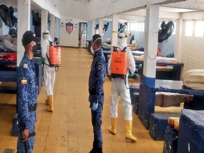Alcaldía realizó jornada de desinfección en las cárceles