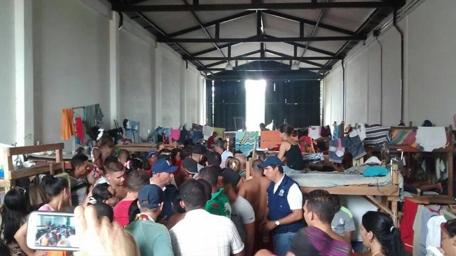 Migrantes en Turbo - Imagen de referencia. Foto: Colprensa