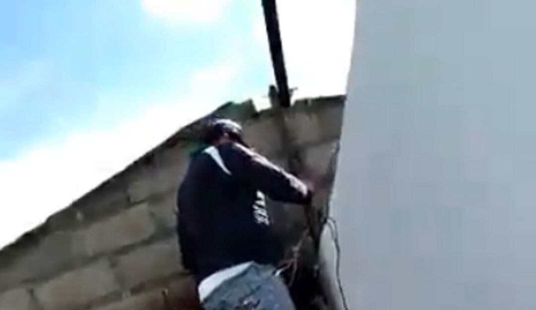 Casas destechadas en Palmor. 