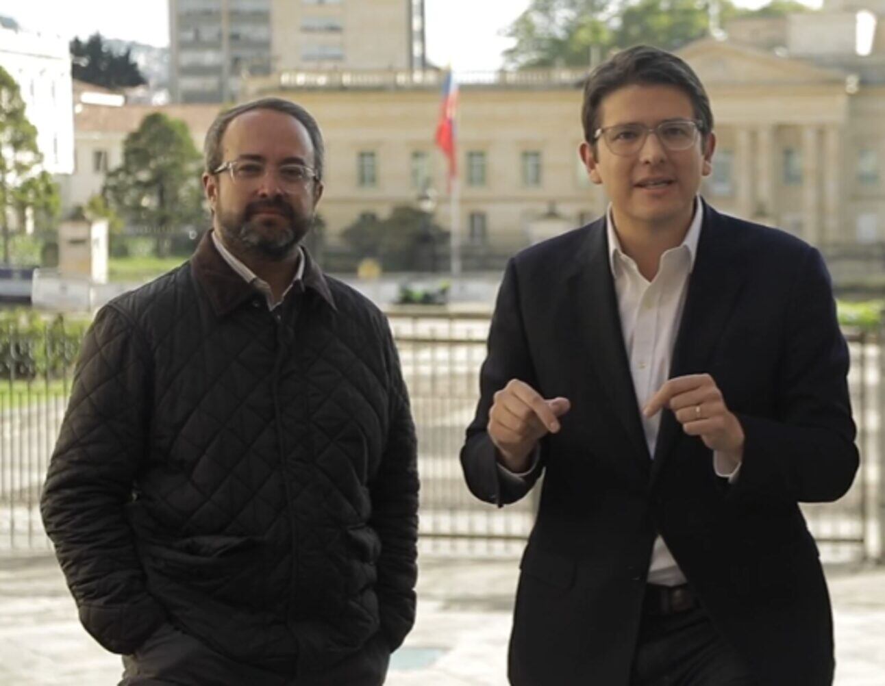 Los dos eran compañeros en el Senado y en el partido Centro Democrático.