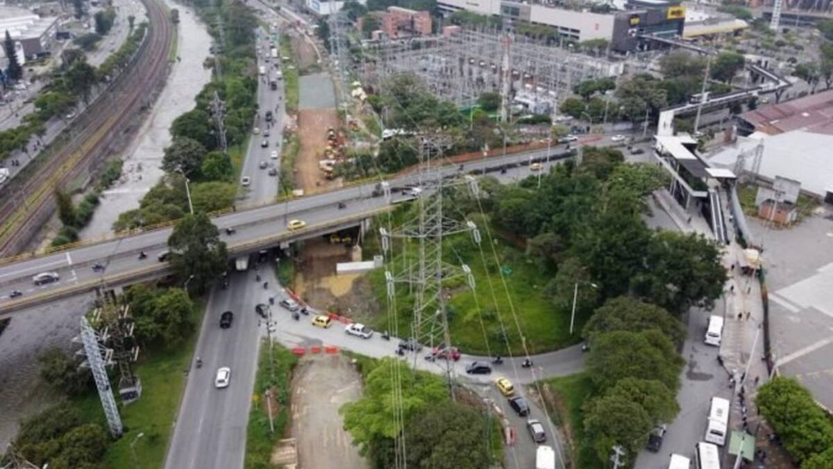 Comenzó cierre del ingreso a la Avenida Regional de Itagüí a Envigado