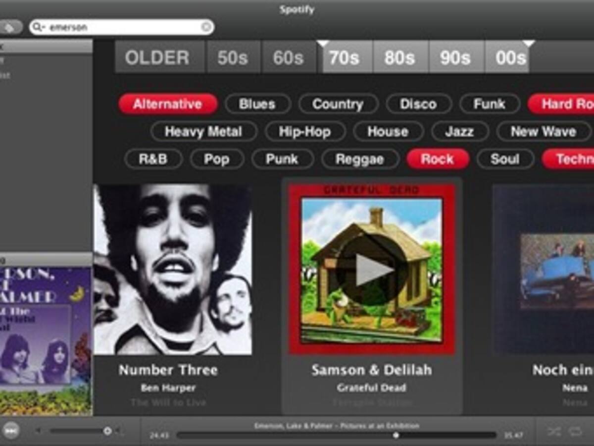 Spotify llega a tabletas y dispositivos móviles