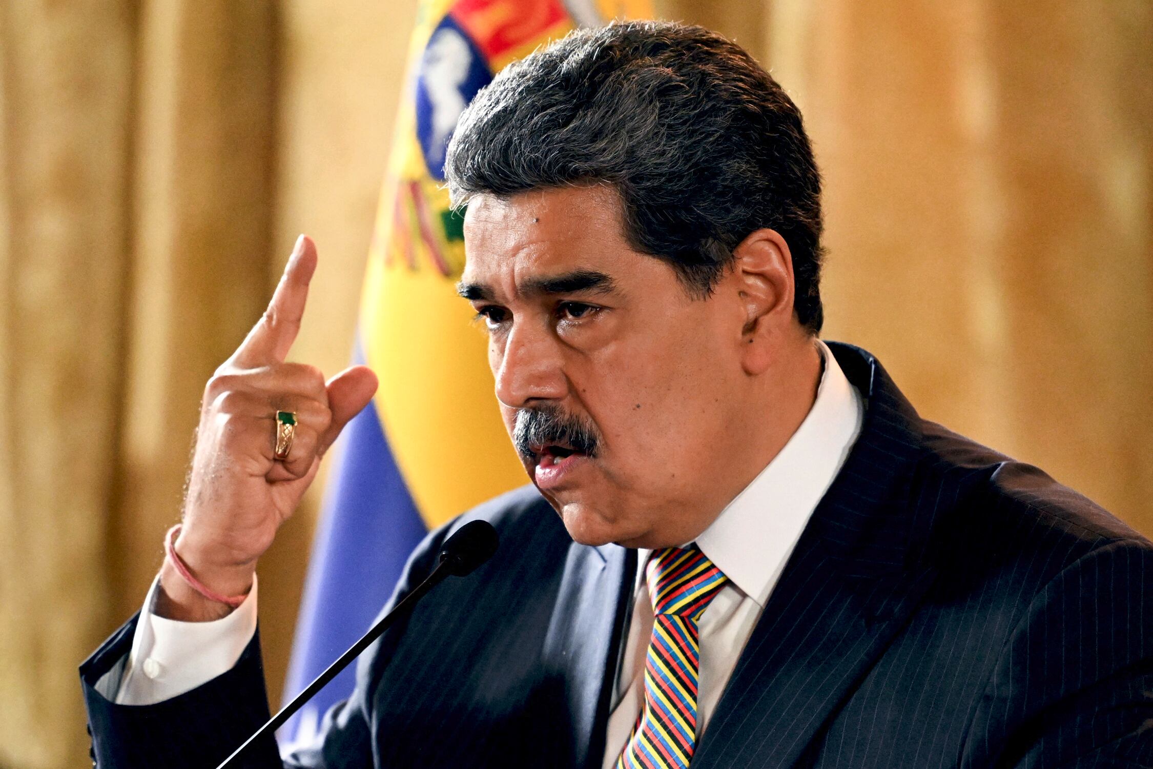 El presidente de Venezuela, Nicolás Maduro, el 22 de agosto de 2025. FOTO: JUAN BARRETO/AFP vía Getty Images