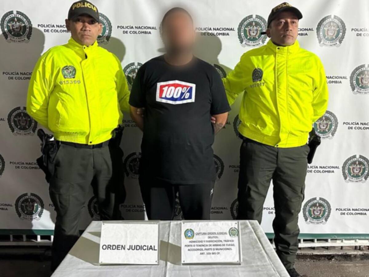 Capturan a presunto sicario de ‘Cordillera’, relacionado con triple homicidio en Santa Rosa de Cabal