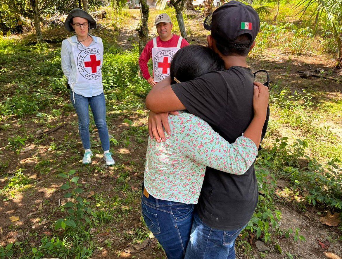 Liberación de una menor en Nariño. | Foto: CICR