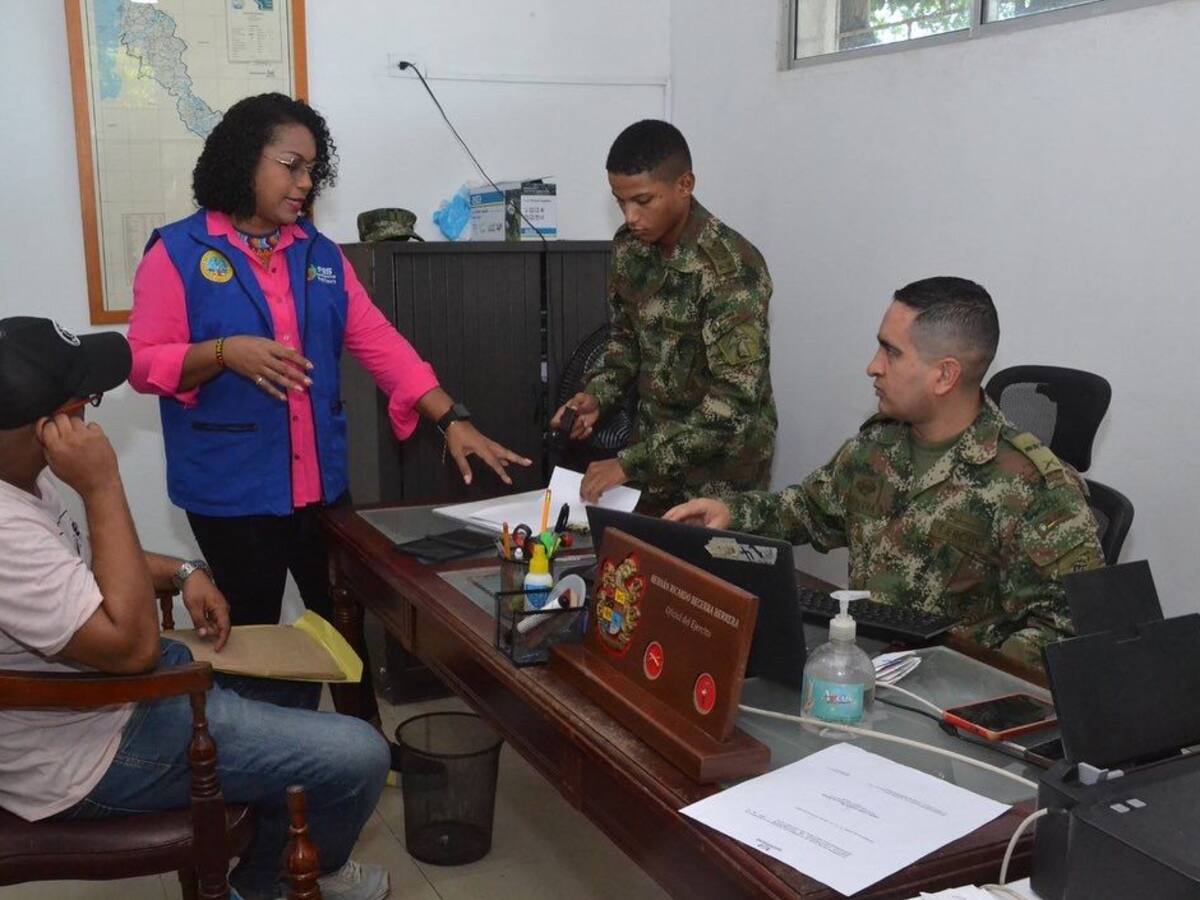 Más de 200 jóvenes definieron su situación militar en Cartagena