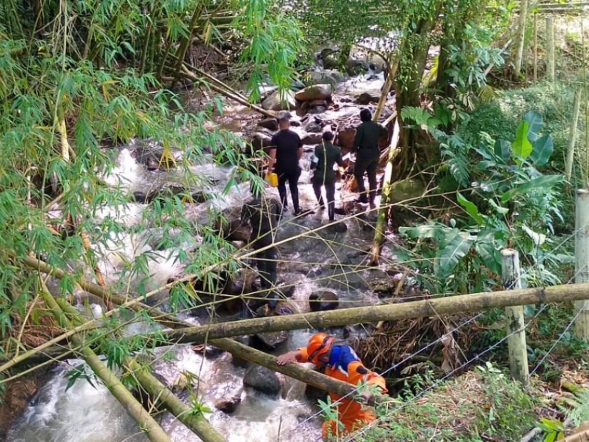 8 días completa la búsqueda del Policía Faber Martínez desaparecido en una creciente en Manizales