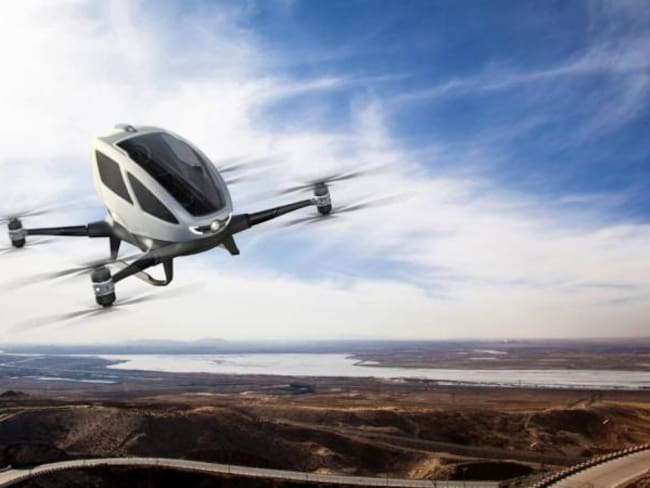 CES 2016: compañía china diseña dron para transportar personas