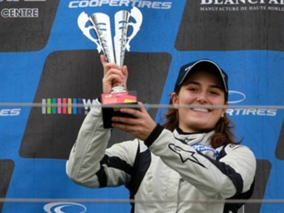 Tatiana Calderón: "Encontrarme con este podio ha sido increíble"