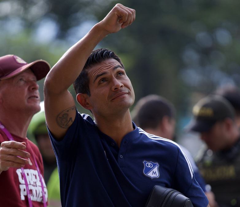 David Mackalister Silva, capitán de Millonarios / Twitter: @MillosFCoficial.