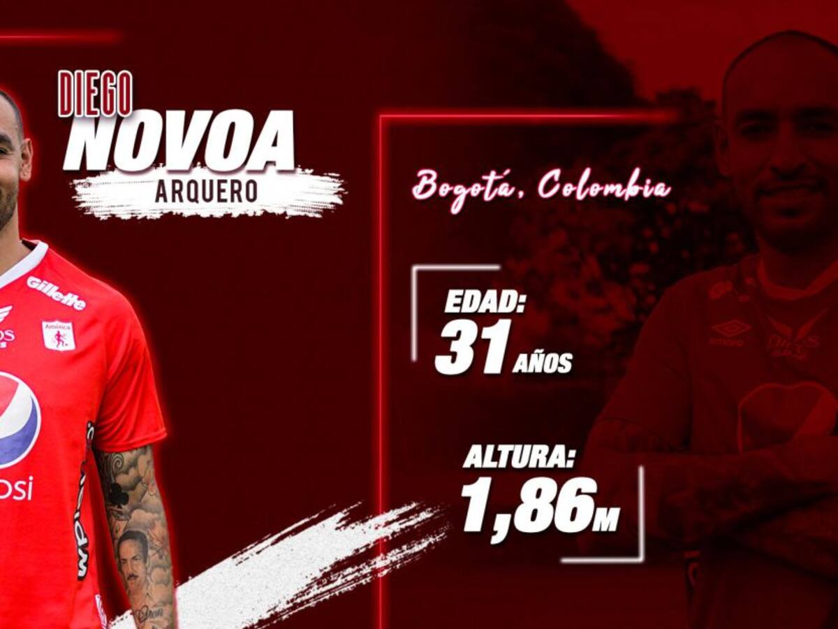 América confirma a Diego Novoa como nuevo arquero para el 2021