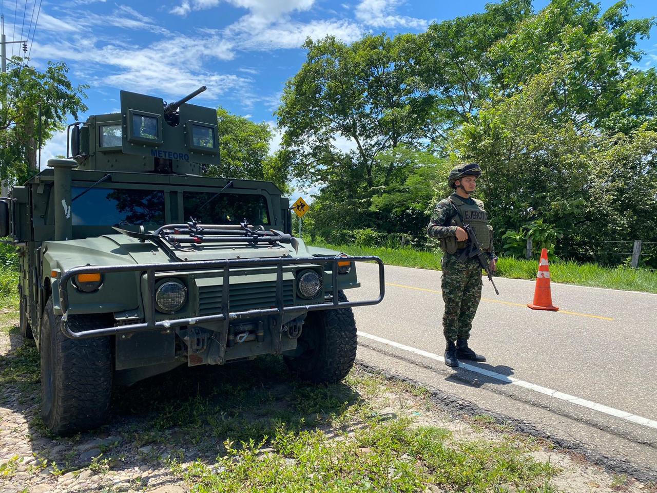 Ejército desplegado en Chocó- foto Fuerza de Tarea Conjunta Titán