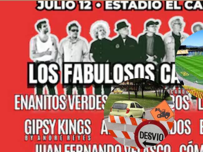 ¡Pilas!: Cierres viales por el concierto Rock and Pop y las leyendas de la salsa en Bogotá