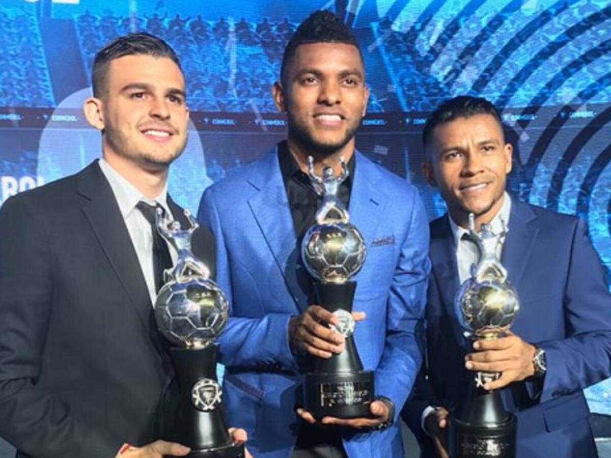 Morelo, Borja y Benedetti recibieron el reconocimiento como goleadores