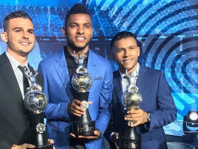 Morelo, Borja y Benedetti recibieron el reconocimiento como goleadores