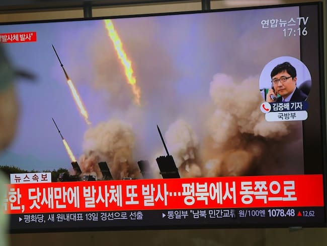 Corea del Norte lanzó dos misiles de corto alcance, según Seúl