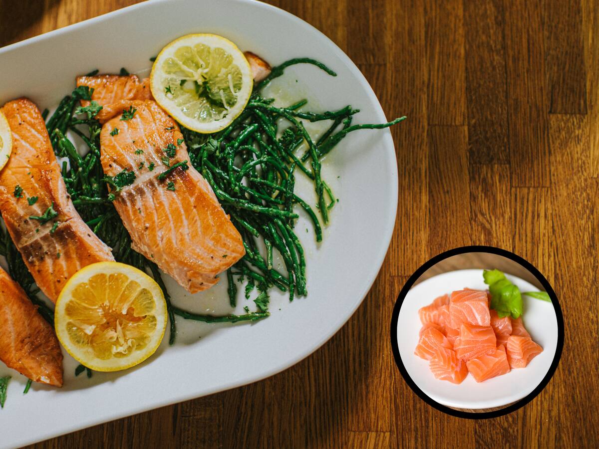Diferencias entre el salmón crudo y cocinado según nutricionistas