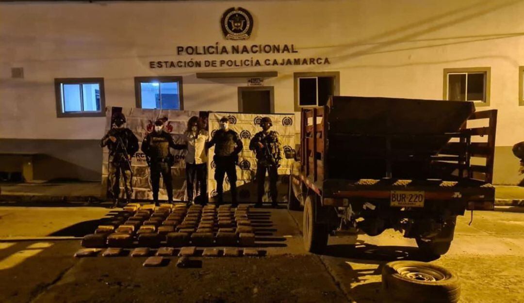 Hombre capturado en Cajamarca