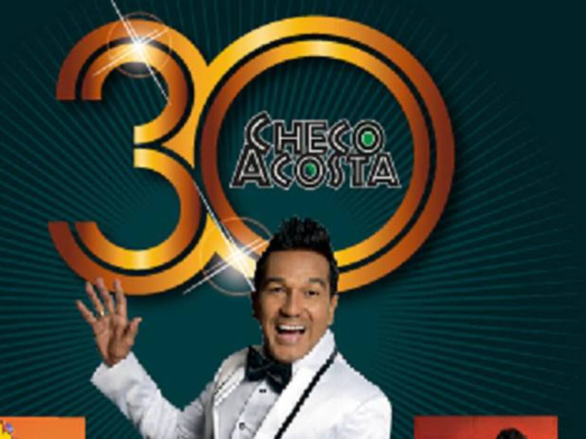 Checo Acosta celebra 30 años de vida artística y de que manera
