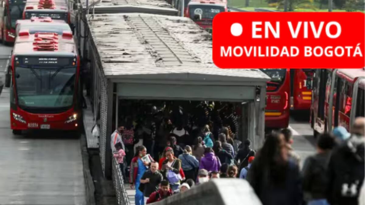 Congestión en El Dorado y desvíos en TransMilenio: así estuvo la movilidad en Bogotá