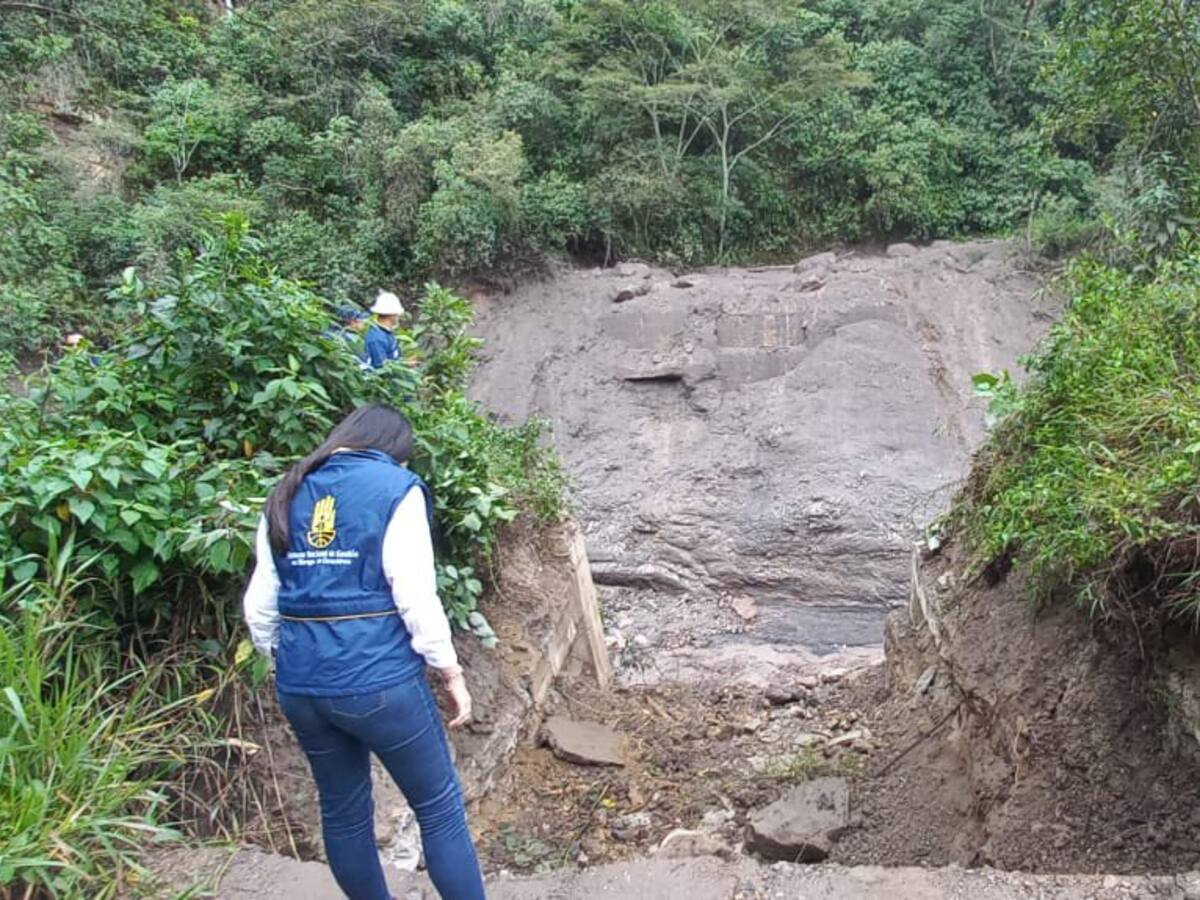 Invías iniciará un proceso para habilitar la ruta que dejó incomunicados tres municipios